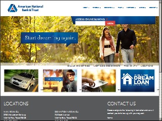 Web site www.amnat.com, American National Bank