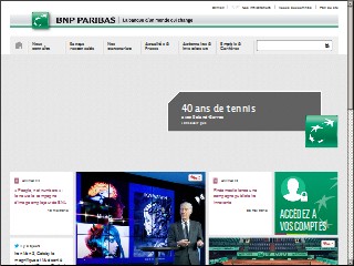 Web site www.bnpparibas.com, Bnp Paribas Inc
