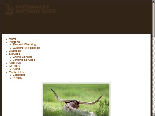 Web site www.cattlemansnationalbank.com, Cattleman's National Bank