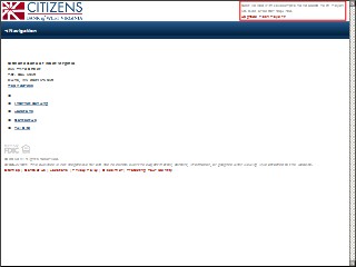 Web site www.citizensnationalbank.com, Citizens National Bank