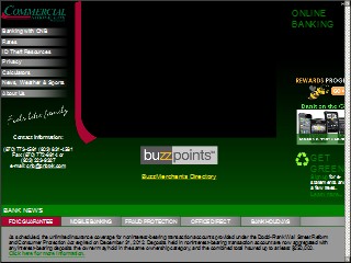 Web site www.cnbtxk.com, Commercial National Bank