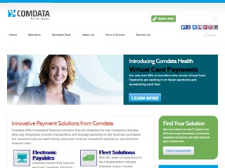 Web site www.comdata.com, Comdata Corp