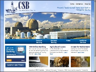 Web site www.csbpalacios.com, City State Bank Sharkie