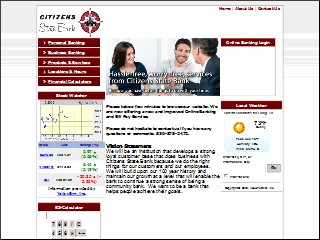 Web site www.csbsa.com, Citizens State Bank
