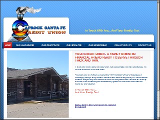 Web site www.csfcu.com, Caprock Santa Fe Credit Union