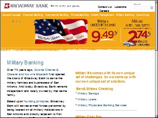 Web site www.enbank.com, Eisenhower Bank