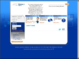 Web site www.extracobanks.com, Extraco Bank
