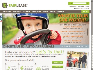 Web site www.fairlease.org, Credit Union Svc