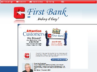 Web site www.fboc.com, First Financial Bank