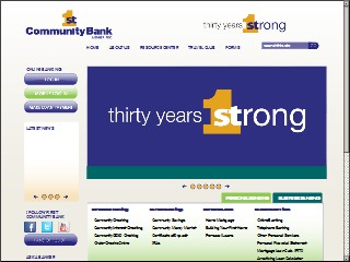 Web site https://www.fcbot.com, First Community Bank
