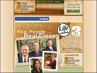 Web site www.fnb-mcgregor.com, TFNB Your Bank for Life