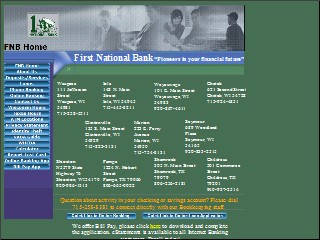 Web site www.fnbwaupaca.com, National Bank Of Commerce