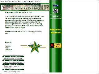 Web site www.fsbbremond.com, First State Bank Bremond