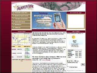 Web site www.fsbgrandview.com, Grandview Bank