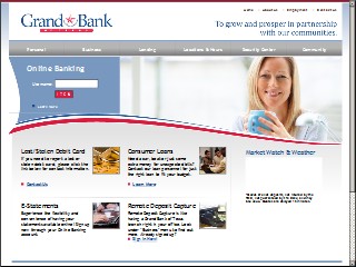 Web site www.grandbankoftexas.com, Grand Bank Of Texas