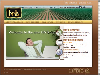 Web site www.hnb.com, BBVA Compass