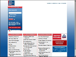 Web site www.inbweb.com, Inter National Bank