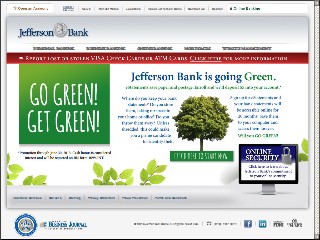 Web site www.jeffersonbank.com, Jefferson Bank