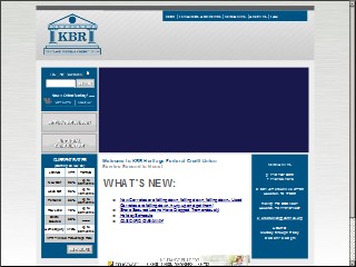 Web site www.kbrhfcu.org, Kbr Heritage Federal Cu