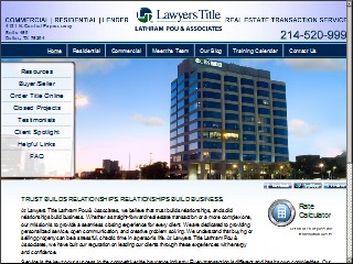 Web site www.lawyerstitle.com, Lawyers Title