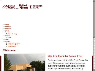 Web site www.marfanb.com, Marfa National Bank