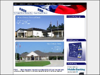 Web site www.morriscountybank.com, Morris County National Bank