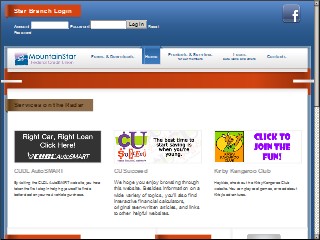 Web site www.mountainstarfcu.org, Mountain Star Federal Cu