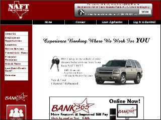 Web site www.naftfcu.coop, NAFT Federal Credit Union