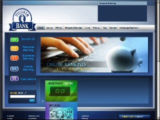 Web site www.pilgrimbank.com, Pilgrim Bank