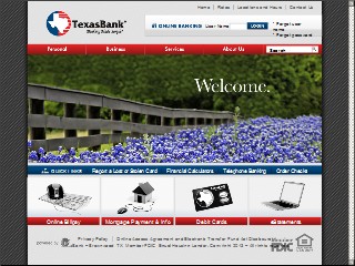 Web site www.texasbank.com, BBVA Compass