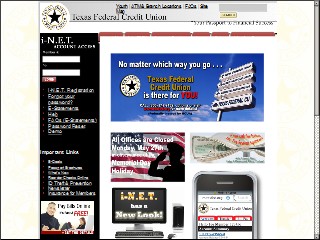 Web site www.texfed.org, Texas Federal Credit Union