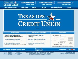 Web site www.txdpscu.org, Texas Dps Credit Union