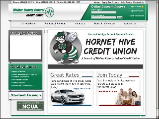 Web site www.walkercountyfcu.com, Walker County Federal Credit Union